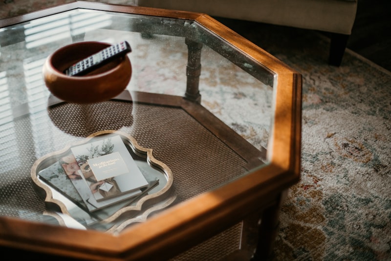 LACK Tempered Glass Coffee Table